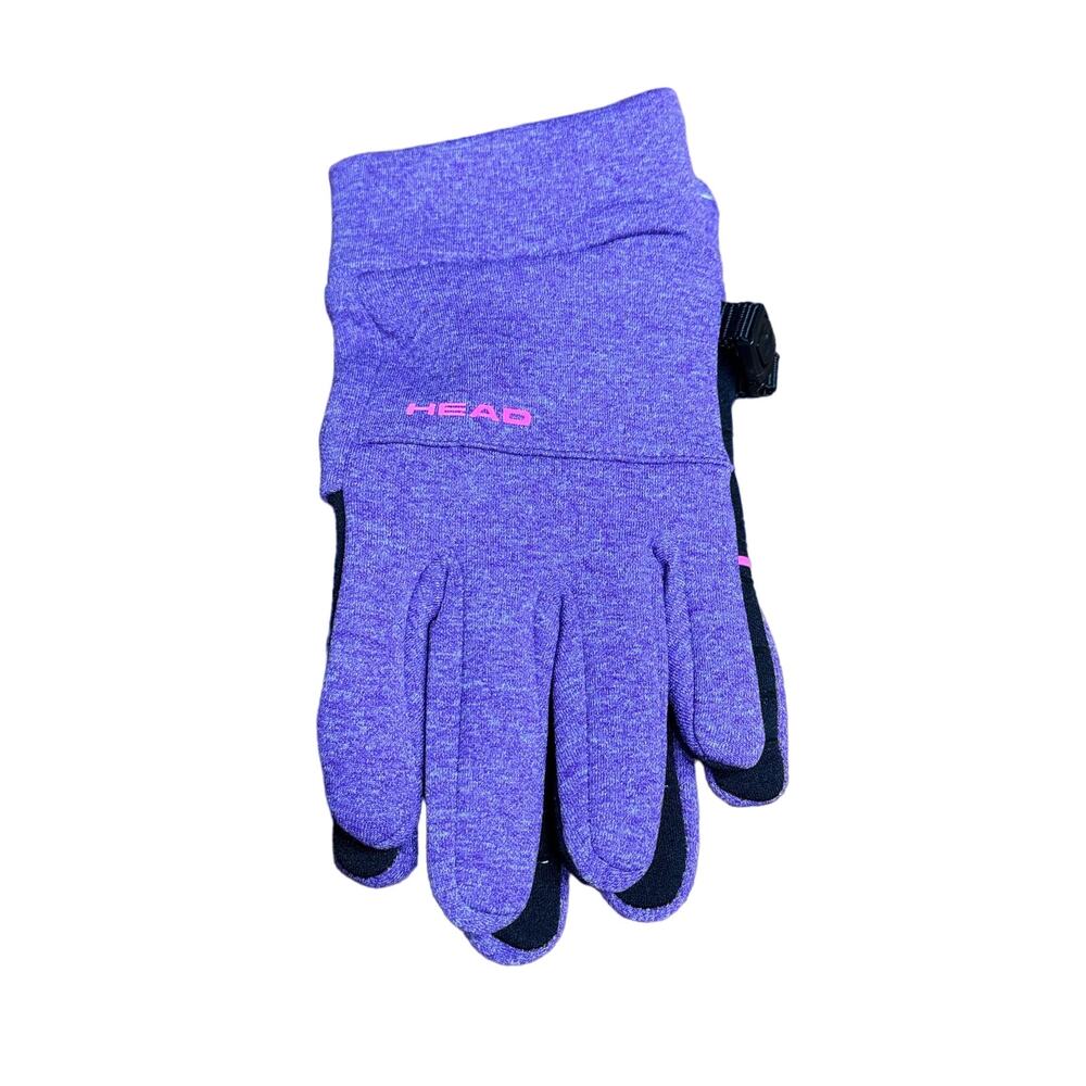 HEAD Girl Gloves size Lg Purple & Pink Silicone palms NWOT